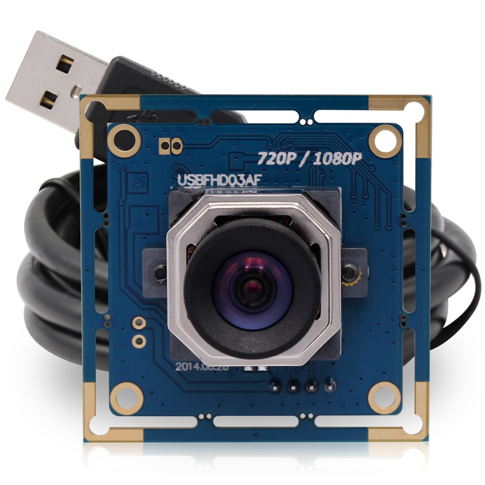 ELP Usb Camera Module 1080p Hd Industrial Usb2.0 Camera with Autofocus Lens